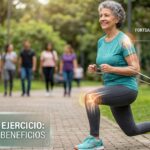 Persona realizando ejercicios de fortalecimiento para artrosis, entrenamiento funcional para salud articular.